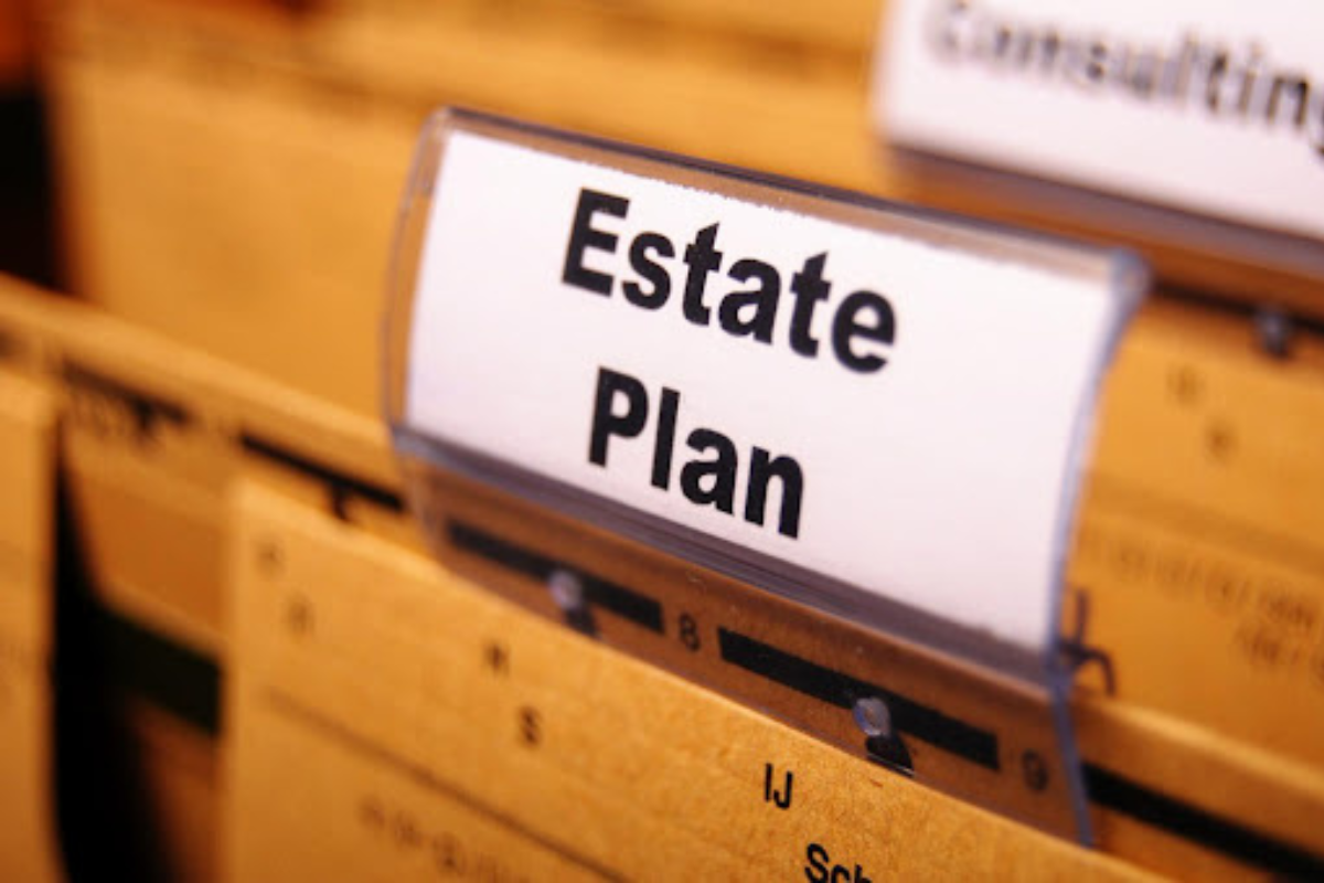 Estate plan file folder