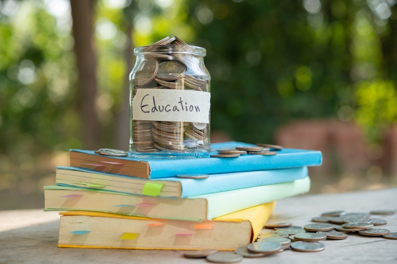 Charity for edjucation jar